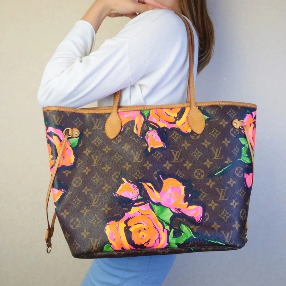Louis Vuitton Monogram Rose Neverfull MM Tote Bag VI5008 - Picture 3 of 16